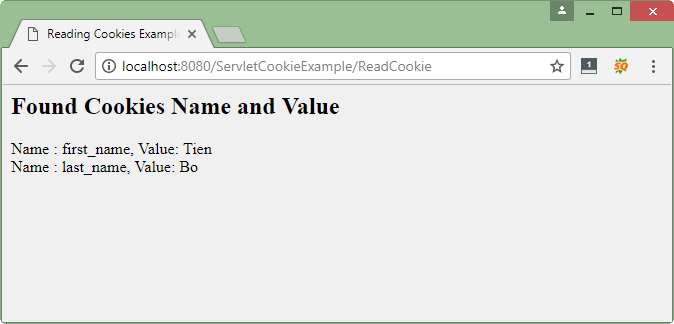 Xử lý cookie trong servlet Xử lý cookie trong servlet
