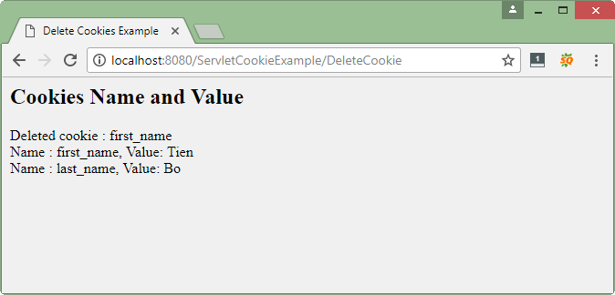 Xử lý cookie trong servlet Xử lý cookie trong servlet