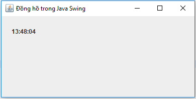 Đồng hồ trong java swing