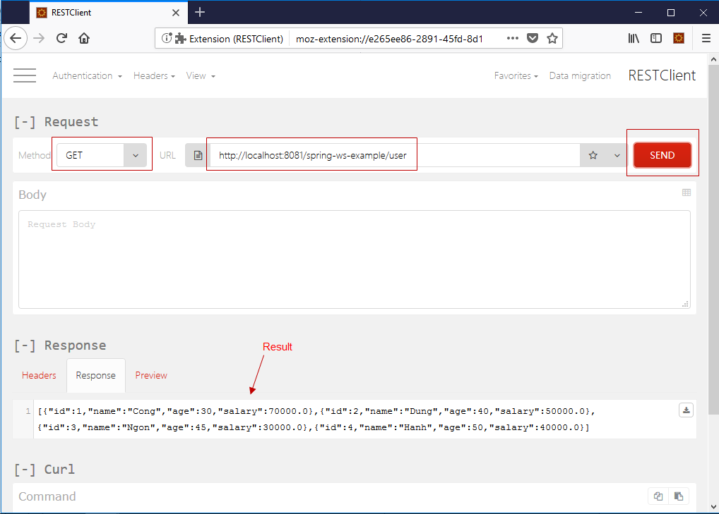 Ví dụ về RESTful Web Service trong Java Ví dụ về RESTful Web Service trong Java